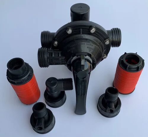 ABS Multiport Valves, Color : Black