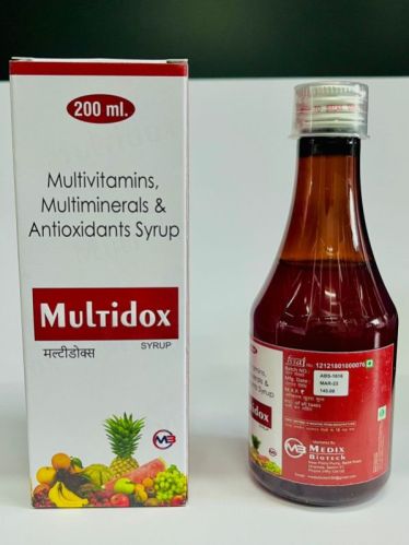 Multidox Syrup, Form : Liquid