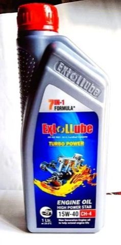 EXTOLLUBE 15W40 CH-4 ENGINE OIL1 LTR, Color : Brown
