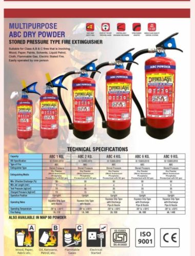 Defence Agni Steel Fire Extinguisher Cylinder, Certification : ISI Certified