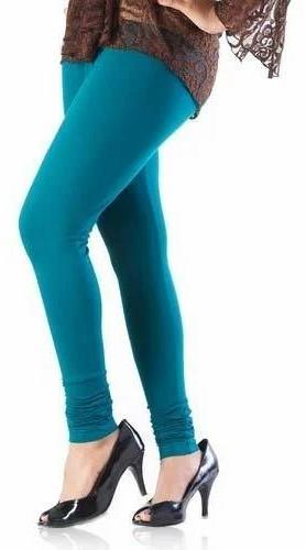 Ladies Plain Cotton Legging, Age Group : Adults