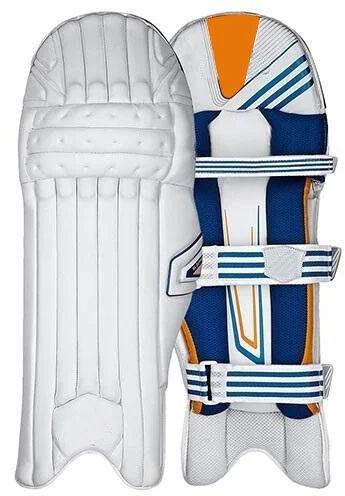 PU Cricket Foot Pad, Color : White, Blue Orange