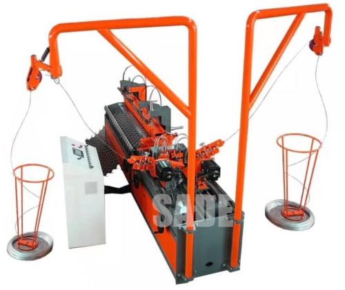 Fully Automatic Double Wire Chain Link Fencing Machine