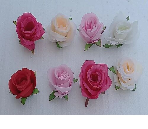 Fabric Artificial Rose Flower, Packaging Size : 1000 Pics