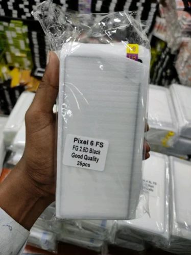 Transparnet Google Pixel 6 Tempered Glass, For Mobile Protection, Hardness : Solid