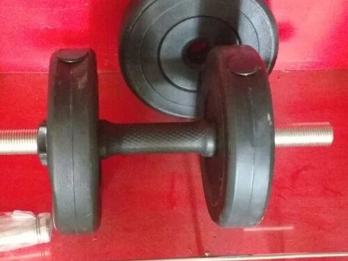 Rubber Dumbbells, Handle Type : Straight