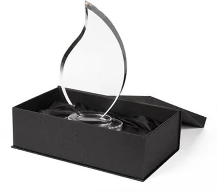 Custom Shape Crystal Flame Acrylic Trophy, For Appreciation Award, Style : Folk Art
