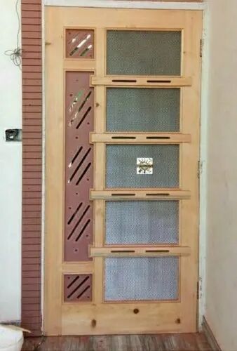 Unfinished Wooden Jali Door