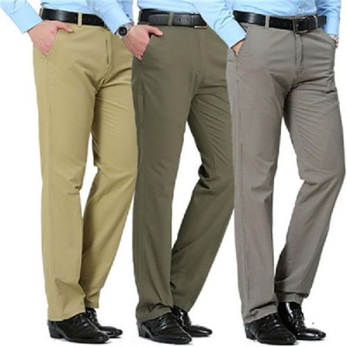 Plain Mens Cotton Formal Pants, Feature : Comfortable, Easily Washable, Impeccable Finish