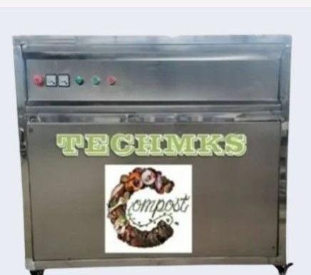 TECHMKS Electric Semi Automatic Organic Waste Compost Machine, For Industrial, Voltage : 220V