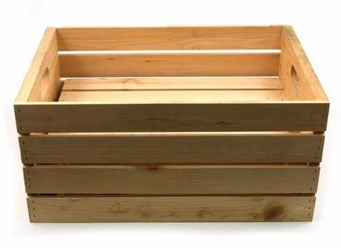 Rectangular Wooden Crates, For Storage, Feature : Perfect Shape