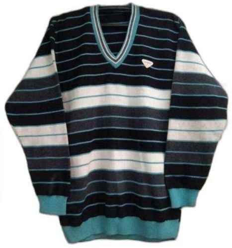 Woolen Acrylic Yarn Men Full Sleeve Sweater, Size : Medium