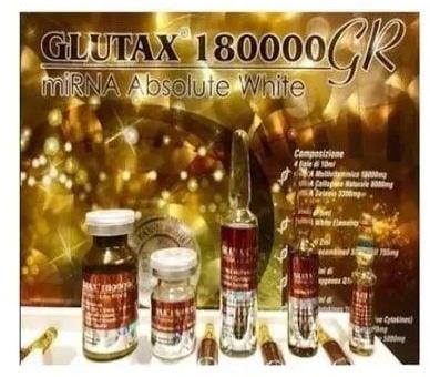 Glutax 180000 GR MiRNA Absolute White Skin Whitening Injection