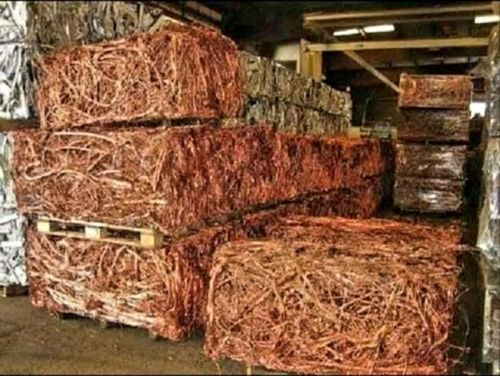 Orange Used Copper Wire Scrap, For Melting, Recycle, Certification : SGS Certified