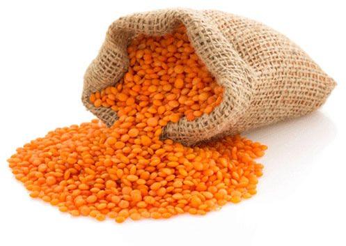 Organic Split Red Lentil, For Cooking, Packaging Size : 25kg