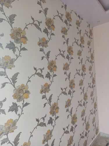 Flower Designer Wallpaper, Size : Customised