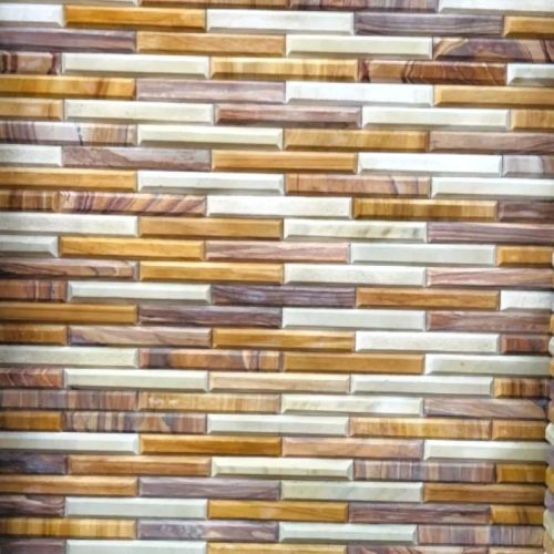 Multicolor Multi 3D Stone Wall Cladding, Feature : Fine Finishing, Shiny