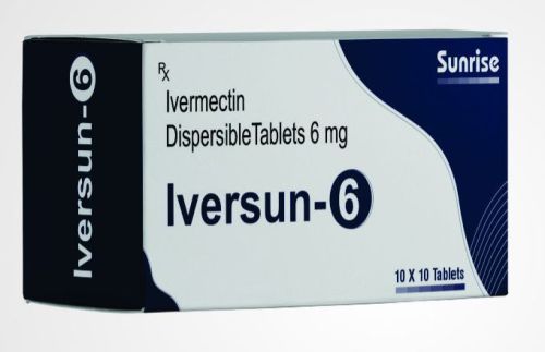 Iversun 6mg Tablets, For Home, Hospital, Clinic, Grade Standard : Pharma