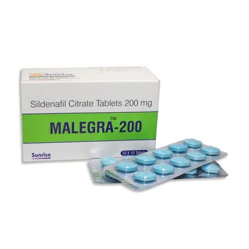 Malegra 200mg Tablets, For Erectile Dysfunction