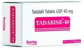 Tadarise 40mg Tablets, For Erectile Dysfunction