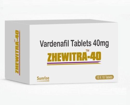 Zhewitra 40mg Tablets, For Erectile Dysfunction