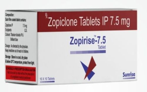 Zopirise 7.5mg Tablets, For Home, Hospital, Clinic, Grade Standard : Pharma