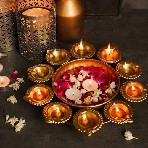 Multicolor Decorated Handicraft Diyas, For Decoration Use