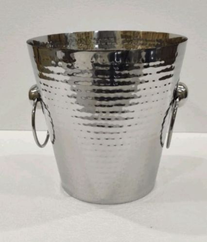 Dotted Stainless Steel Ice Bucket, Size : Multisizes