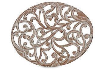 Homes Crown Circle Wooden MDF Wall Panel, For Residential