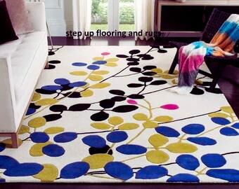 Cotton Printed Customized Rugs, Technique : Machine Made