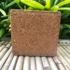 Brown Solid Coco Peat Block, For Agriculture Use, Shape : Square