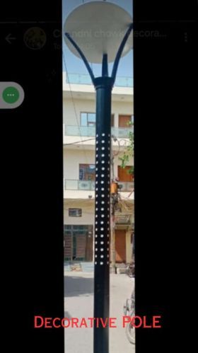 Electric Mild Steel Coated Decorative Poles, For Lighting, Feature : Fine Finishing, Premium Quality