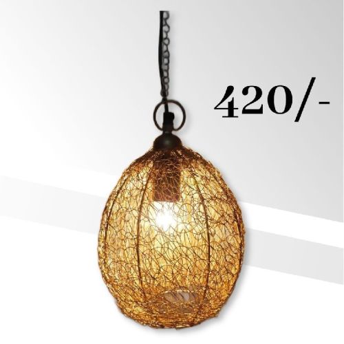 WP131 Decorative Iron Hanging Lamp, Packaging Type : Carton Box