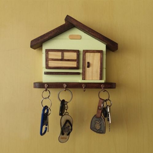 Wooden Key Holder, Size : 10x8inch