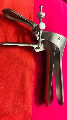 Silver Stainless Steel Vaginal Speculum