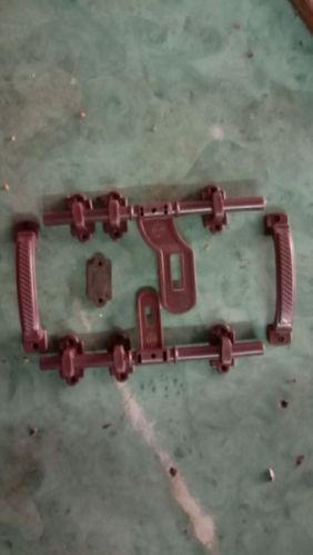 PVC Plastic Aldrop, For PVC Door, Color : White Black Brown Oreng