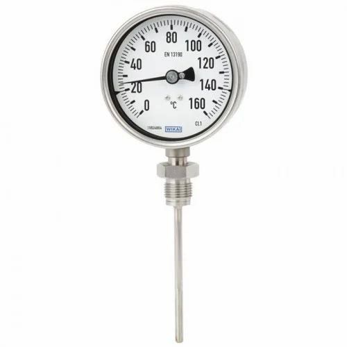 Mild Steel 4inch Temperature Gauge, Feature : Accuracy, Easy To Fit, Measure Fast Reading, Robust Construction