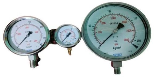 Round 63mm Bottom Connection Pressure Gauge, For Industrial, Display Type : Analog