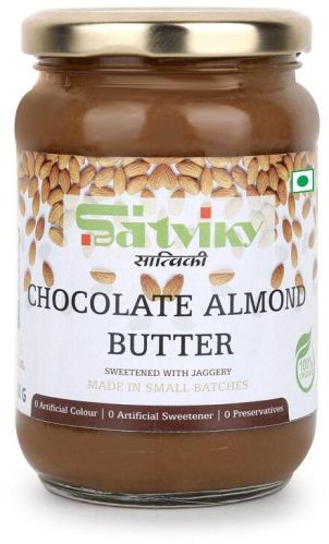 Satviky 250g Chocolate Almond Butter, Certification : FSSAI