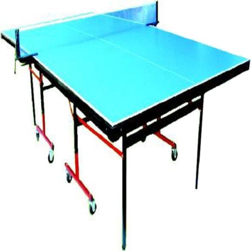 Polished Plain Wooden Table Tennis Table Storm With Wheels