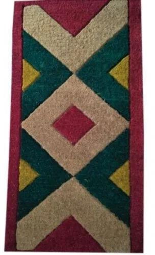 Coconut Fiber Coir Door Mat, Size : 5 X 3 Feet