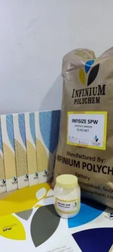 White Infisize SPW Synthetic Textile Sizing Binder