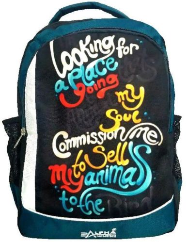Polyester Kids School Bag, Feature : Fine Quality, Easy Wash, Attractive Looks, Adjustable Strap