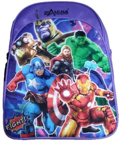 Printed Alpha Nemesis Polyester Kids School Bag Boxing, For 10l, Size : Small