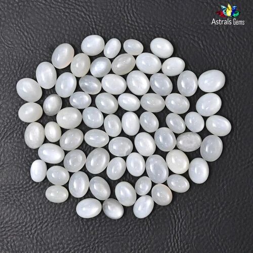 White Moon Stone, Color : Natural