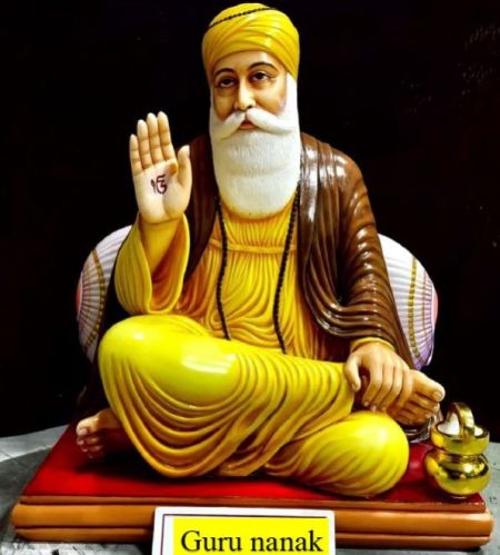 Marble Guru Nanak Statue