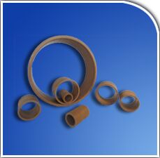 Round 60% PTFE Bronze Filled Bushes, Color : Black