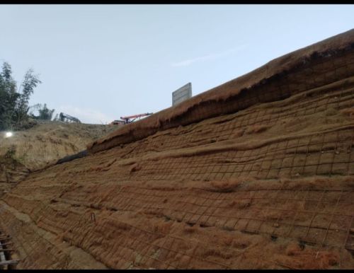 Brown Coir Geo Textile, For Covering Agriculture Land, Pattern : Plain