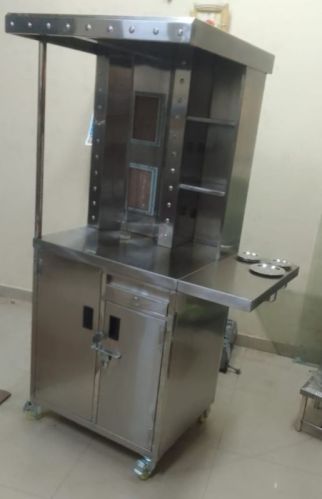 Automatic Electric Shawarma Machine, Color : Silver