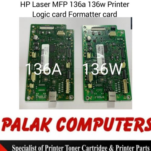 HP Laser MFP 136a 136w Printer Logic Card Formatter Card